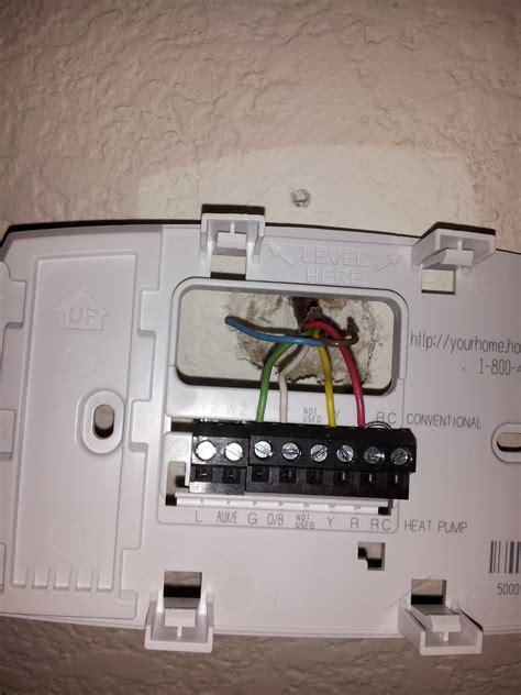 4 wire thermostat wiring 
